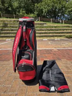 【希少】NIKE GOLF キャディバッグ 9型 ブラック×レッド Amazon | ナイキ ゴルフバッグ メンズ NIKE GOLF SPORT LITE GB