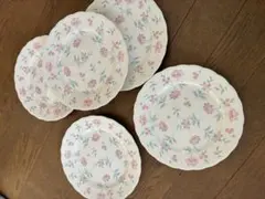 TOTAI 花柄皿セット 5枚 未使用　ケーキ皿