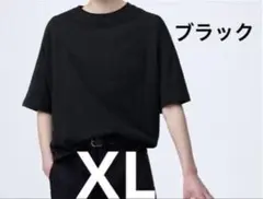 GU 綿100% クルーネック　胸ポケット付き　トップス　XLサイズ　ブラックのサムネイル