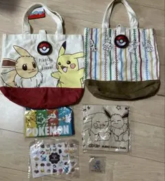ポケモン ピカチュウ イーブイ トートバッグ
