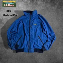 【O88】80s USA製 L.L.Bean 3シーズンジャケットXLブルー
