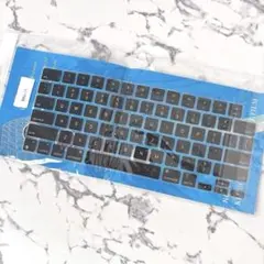 US英語 配列 MacBook 14 pro キーボードカバー ブラック 薄い