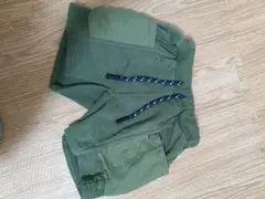 オリーブグリーン ドローストリングパンツ 90cm