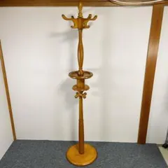 極美品】曙工芸 木製 ポールスタンド コートハンガー 「ノヴァ377