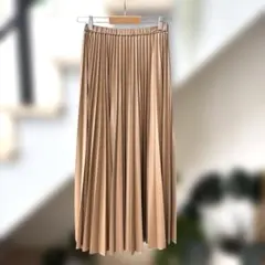 美品 UNITED ARROW フェイクレザー プリーツスカート