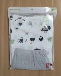 新品　ユニクロ　パンどろぼう　半袖パジャマ　100　GU