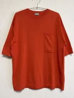 MACKINTOSH PHILOSOPHY クルーネックニット　半袖　オレンジのサムネイル