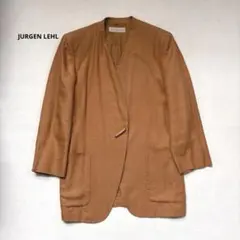 ヨーガンレール　JURGEN LEHLリネン　麻　ジャケット　ブラウンのサムネイル