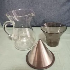 KNTOコーヒーカラフェセット2cupsステンレスフィルター