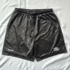 Supreme × UMBRO アニマル柄 サッカーショーツ 黒 Mのサムネイル