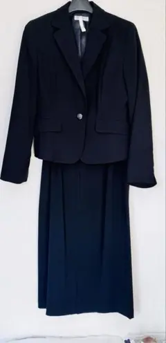 【極美品・クリーニング済】セオリア 礼服 喪服 冠婚葬祭 セットアップ M 黒