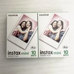 FUJIFILM instax mini インスタントフィルム 10枚x2