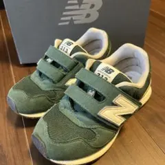 ニューバランス313 Kids 【18.0cm】グリーン 美品！