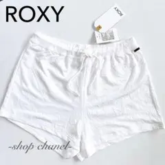新品★ROXY ロキシー フラワー柄 エンボス加工 ボードショーツ/ホワイト M