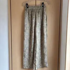AZULペイズリー柄ワイドパンツ Sサイズ