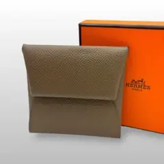 Hermès バスティア エトゥープ U刻印 エルメスコインケース - メルカリ