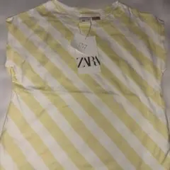 ZARA 3歳　4歳　104cm レモンボーダー　トップス