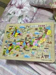 木製知育パズル　日本地図
