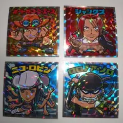 ONE PIECE　ビックリマンシール　4枚セット