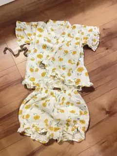 浴衣　女の子　甚平　花柄　ベビー　キッズ