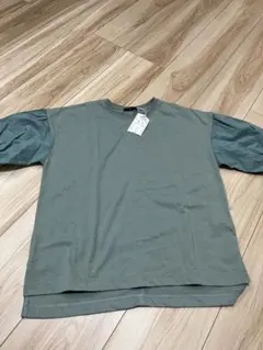 COMME CA ISM パフスリーブTシャツ 140cm グレー