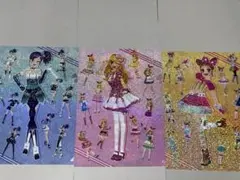 アイカツ 星宮いちご クリアファイルコレクション 霧矢あおい 有栖川おとめ