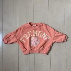 Breeze オレンジ トレーナー サイズ80