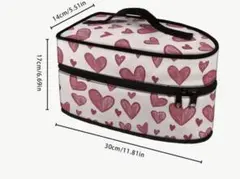 新品未使用　ハート柄アイロン収納バッグ