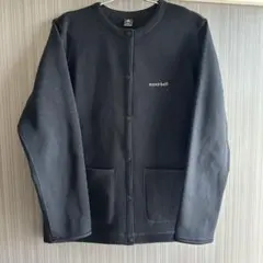 モンベル クリマプラス ニットカーディガン XLサイズ ブラック