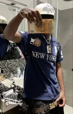 POLO ラルフローレン ポロシャツ ビックポニー swag drip y2k！