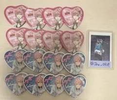 すとぷり さとみ 2022 クリスマス ハート缶バッジ (バラ売り)