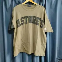drug store's D.STORE'Sロゴ Tシャツ オリーブ