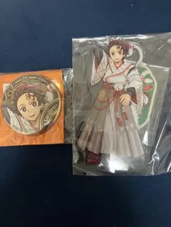 鬼滅の刃　竈門炭治郎　干支　巳年　アクリルスタンド　缶バッジ　2025 ②