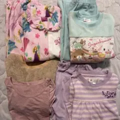 女の子　秋冬　110 まとめ売り　パジャマ