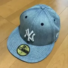 New Era 59FIFTY グレー キャップ サイズ7