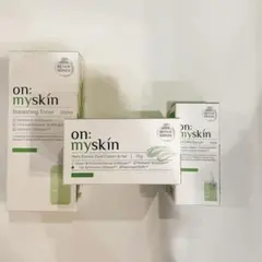 on:myskin HR デュアルクリーム&ジェル 、ハーブピーリング、美容液他