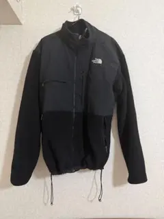 【人気】ノースフェイス デナリジャケット フリース 黒 メンズL 刺繍ロゴ
