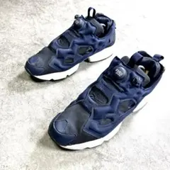 大人気【Reebok】インスタポンプフューリー OG/ハイテクスニーカー/紺色◎