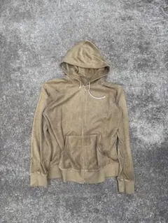00s olduniqlo ベロアパーカー　y2k 亜熱帯