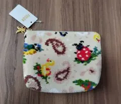 タグ付き未使用【FEILER】フェイラー ハイジペイズリー 舟型ポーチ ベージュ