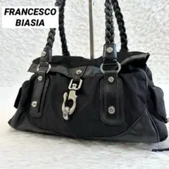 FRANCESCO BIASIA フランチェスコ ビアジア ハンドバッグ レザー FRANCESCO BIASIA（フランチェスコ ビアジア） ハンドバッグ - メルカリ