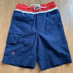男の子用ネイビー赤カーゴ水着
