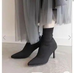 新品未使用★RANDA ランダ ソフトストレッチニットソックスブーツ L