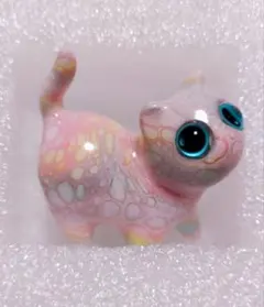 猫　置き物　マーブル　スーダン　【32】