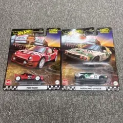 ホットウィール FORD RS200 ALFA ROMEO GTV6 2台のサムネイル