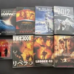 パニック・アクション映画など セル版DVD 8作品セット (ケース無し)