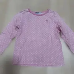 ミキハウス 長袖カットソー 100cm ピンク