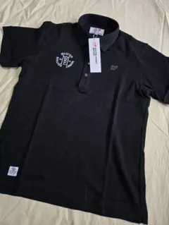 新品 マスターバニー フルダルサッカーストライプ半袖ポロシャツ(6)LL