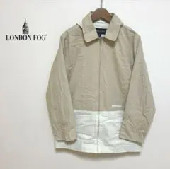 LONDON FOG ジップアップジャケット コットンブルゾン ベージュ