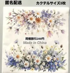 No.2138＊ペーパーナプキン＊デコパージュ5枚